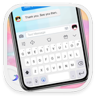 Emoji Keyboard - Pearl White أيقونة