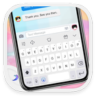 Emoji Keyboard - Pearl White icono