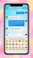 Emoji Keyboard - Pearl White capture d'écran 3