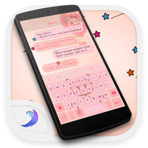 Emoji Keyboard - Pink Peppa