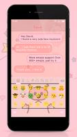 Emoji Keyboard - Pink Peppa स्क्रीनशॉट 2