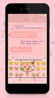 Emoji Keyboard - Pink Peppa स्क्रीनशॉट 3