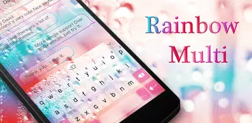 Emoji Keyboard-Rainbow Multi