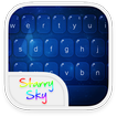 Emoji Keyboard-Starry Sky