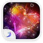 Emoji Keyboard-Shiny Heart ไอคอน
