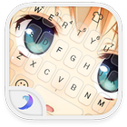 Emoji Keyboard-The Girl icône
