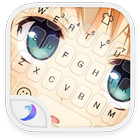 ikon Emoji Keyboard-The Girl