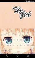 Emoji Keyboard-The Girl Affiche