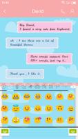 Emoji Keyboard-The Scenery imagem de tela 2