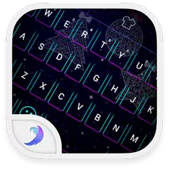 Emoji Keyboard-Christmas neon