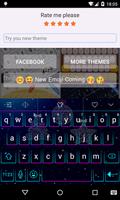 Emoji Keyboard-Christmas neon Plakat