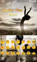 برنامه‌نما Emoji Keyboard-Under The Sun عکس از صفحه
