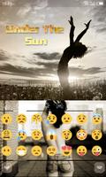 برنامه‌نما Emoji Keyboard-Under The Sun عکس از صفحه