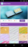 Emoji Keyboard-Water Wave Affiche