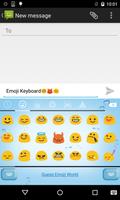 Emoji Keyboard-Water Wave imagem de tela 2