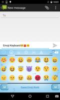 Emoji Keyboard-Water Wave imagem de tela 3