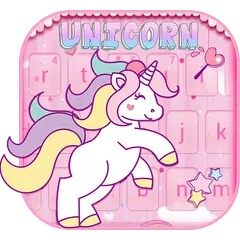 Rainbow Unicorn Keyboard theme APK download