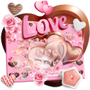 Chocola liefde toetsenbord thema-APK
