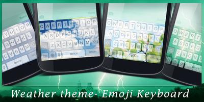 Weather theme- Emoji Keyboard poster