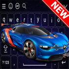 New Racing Car Keyboard Theme icône