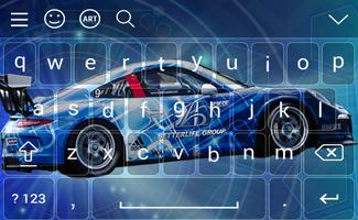 New Racing Car Keyboard Theme 포스터