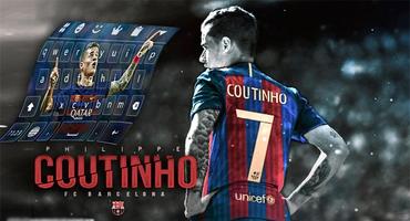 keyboard coutinho barcelona plakat