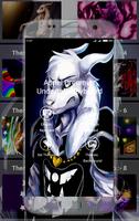 Keyboard Asriel Dreemurr Undertale ポスター