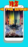 Super Saiyan Goku DBZ Keyboard Cartaz