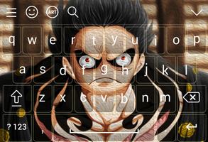 Keyboard For Luffy One Piece 2018 تصوير الشاشة 1