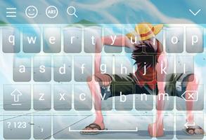 Keyboard For Luffy One Piece 2018 تصوير الشاشة 2