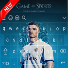 Keyboard 2018 - Cristiano Ronaldo RMA & Football. icône