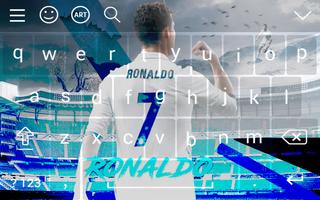 Keyboard 2018 - Cristiano Ronaldo RMA & Football. capture d'écran 2