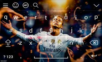 Keyboard 2018 - Cristiano Ronaldo RMA & Football. capture d'écran 3