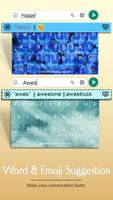 برنامه‌نما Sweet Blue Keyboard عکس از صفحه