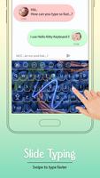 برنامه‌نما Sweet Blue Keyboard عکس از صفحه