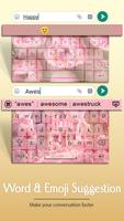 Sweet Pink Keyboard स्क्रीनशॉट 2