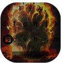Flaming Skull Keyboard Emoji Theme APK