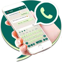 用キーボードのテーマWhatsApp