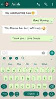 Keyboard Theme for Chat App capture d'écran 1