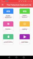 Thai Pattachote Keyboard Lite पोस्टर