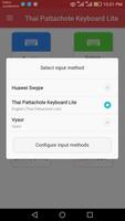Thai Pattachote Keyboard Lite captura de pantalla 2