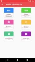 Mande Keyboard Lite 포스터