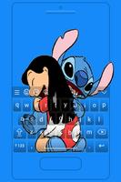 Keyboard Lilo & Stitch Free Affiche