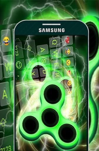 Free Neon Fidget Spinner Keyboard Theme for Android - APK Download