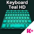 Keyboard Teal HD ไอคอน