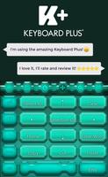 Keyboard Teal HD ภาพหน้าจอ 3