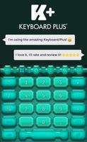 Keyboard Teal HD screenshot 1