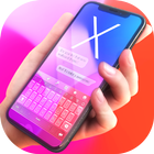 Pink Phone X Keyboard ไอคอน