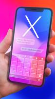 Pink Phone X Keyboard imagem de tela 1