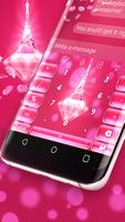 Pink Diamond Paris Keyboard 스크린샷 1